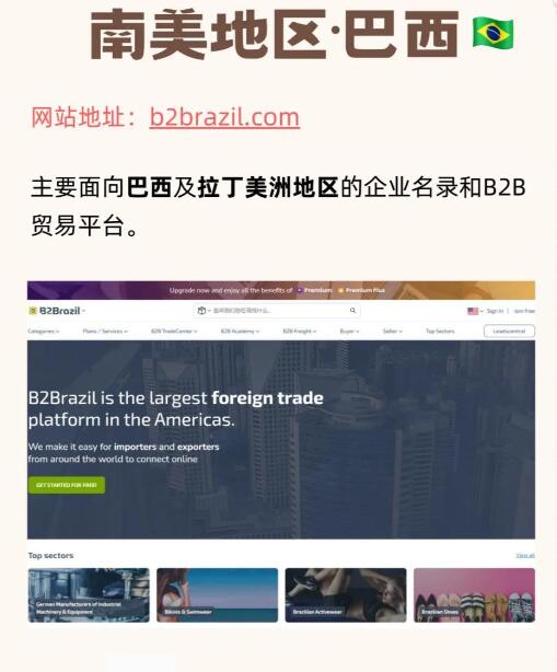 南美地区——巴西外贸开发
